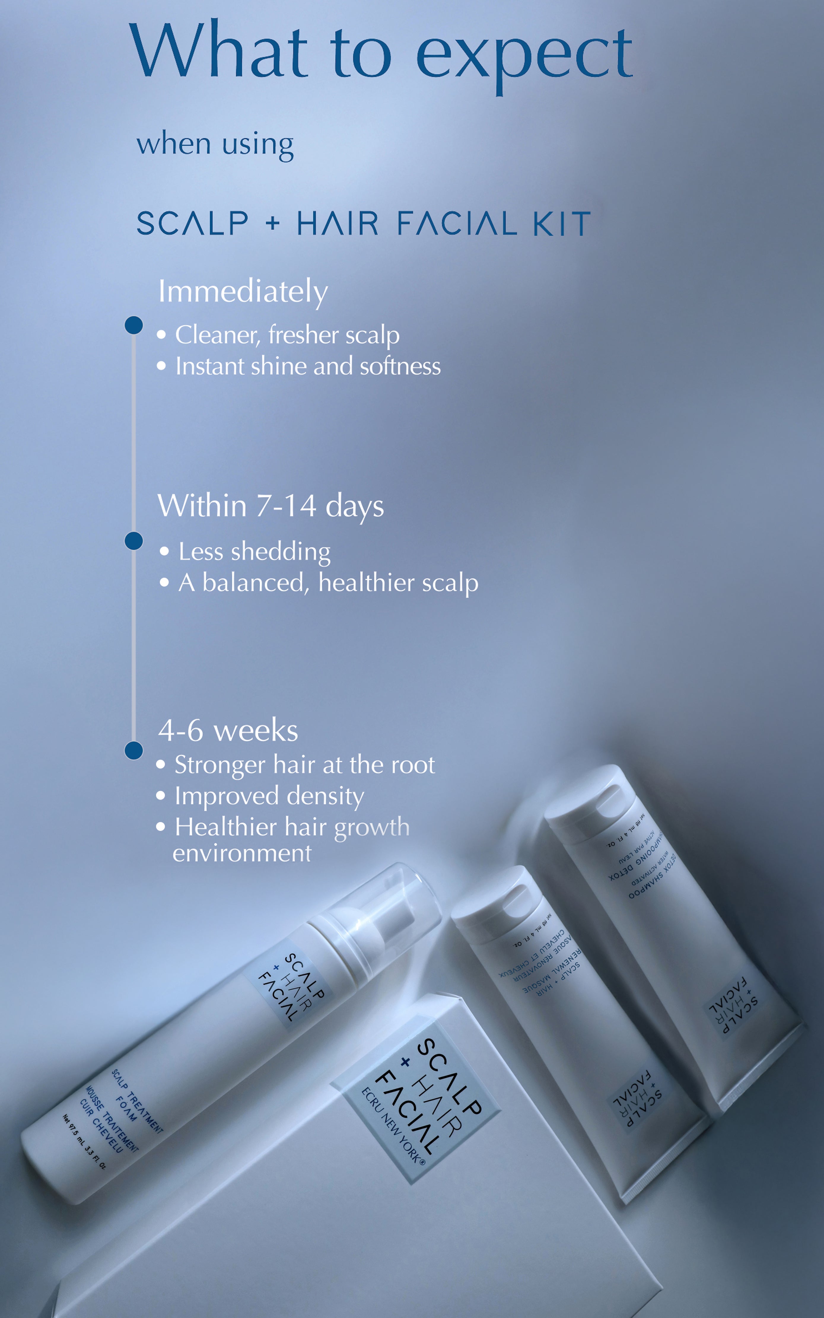 SCALP + HAIR FACIAL KIT (3 PC. KIT)